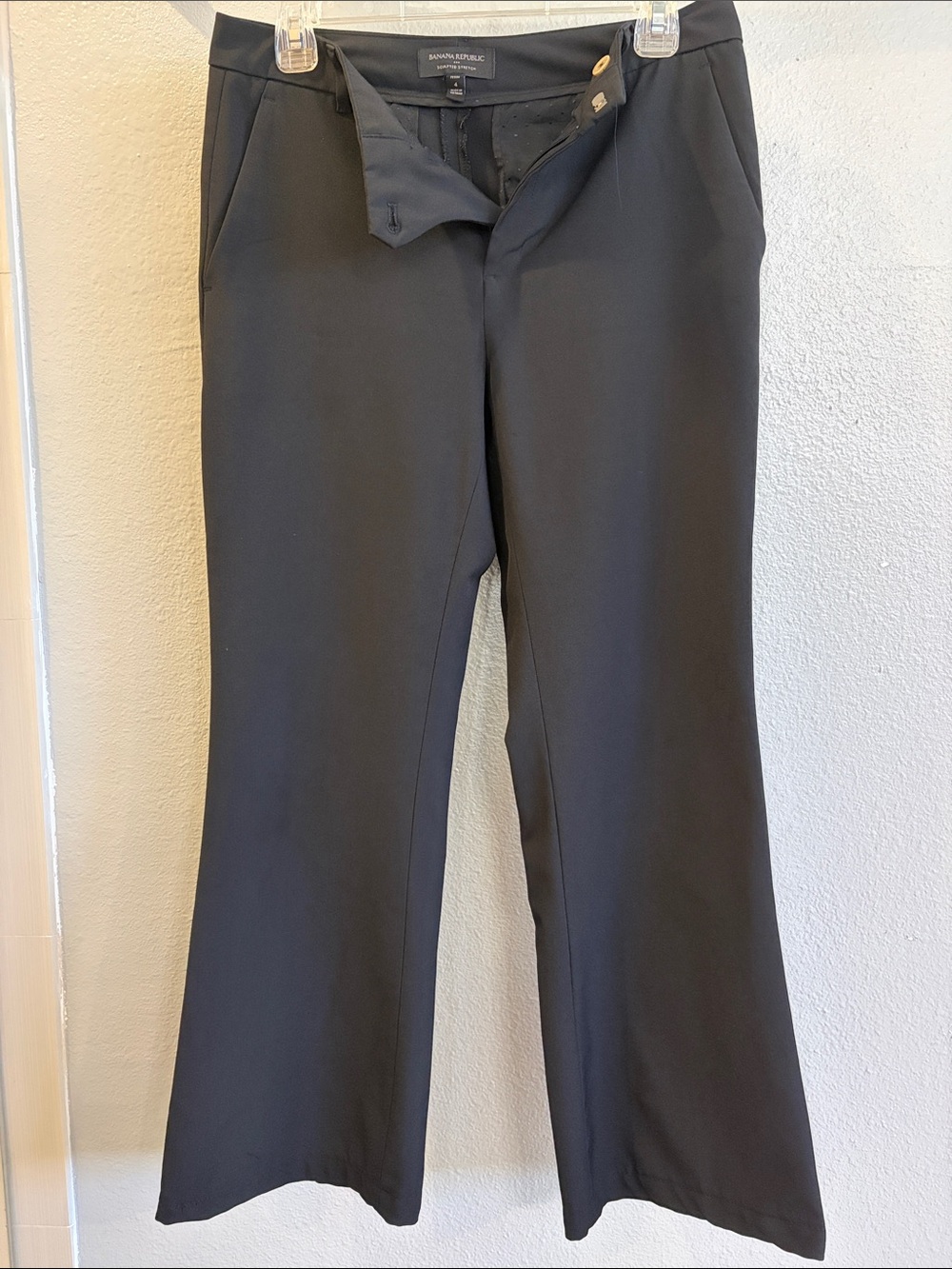 Banana Republic Black Boot Cut Dress Pants